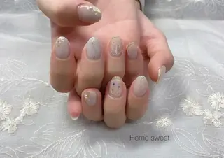 ネイル ショートネイル. Home sweetのネイルデザイン