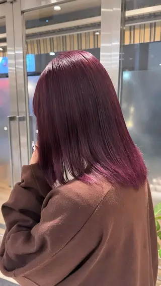 ミディアム カラー ヘアアレンジ 吉祥寺/koume/ カラー/レイヤーのヘアスタイル