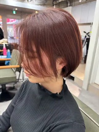 ショート カラー パーマ nico 麻生 やまざきれいのヘアスタイル