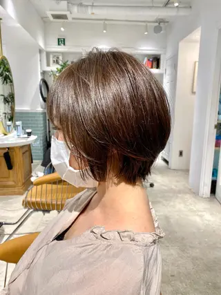 ショート 髪質改善レイヤー/ ボブたんの翔太のヘアスタイル