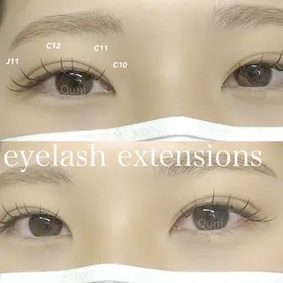 マツエク・マツパ Quni ☁️のマツエク・マツパデザイン