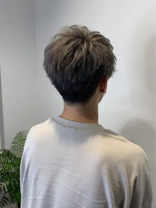 ショート メンズ wカラー 指名No1かけるのヘアスタイル