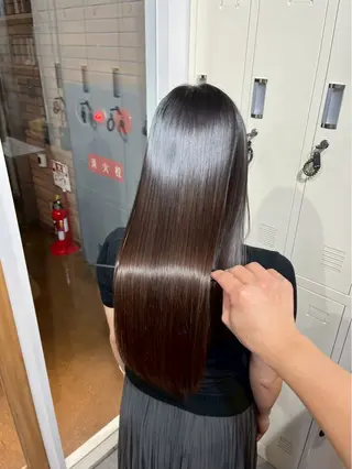 ロング リキ/髪質改善 /縮毛矯正🫧のヘアスタイル