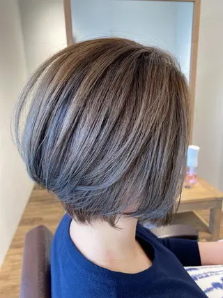 ショート GO TODAY SHAiRE SALON 横須賀所属・ハイライト⭐️上野 高広のヘアスタイル