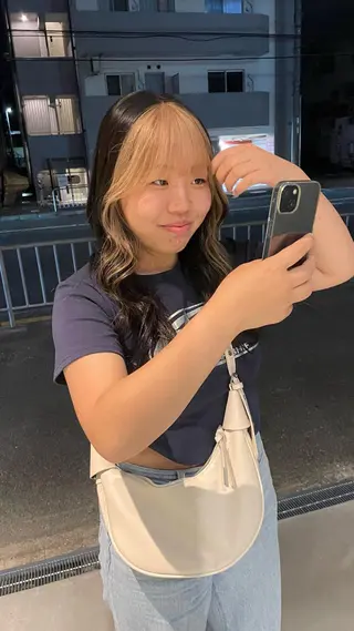 カラー パーマ/透明感カラー 小松のヘアスタイル