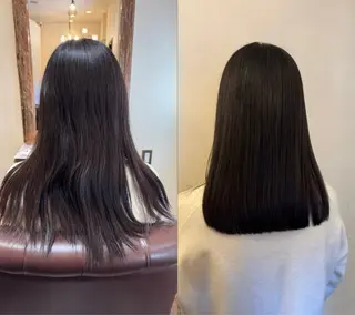 ミディアム opsia所属・艶カラー×レイヤー shibuyaのヘアスタイル