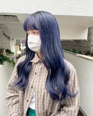 ロング カラー ヘアアレンジ SALOWIN原宿ash店所属・憧れの艶ハイトーンへ 🌙サイダサキのヘアスタイル