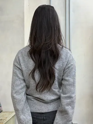 ロング 韓国レイヤー suzuのヘアスタイル