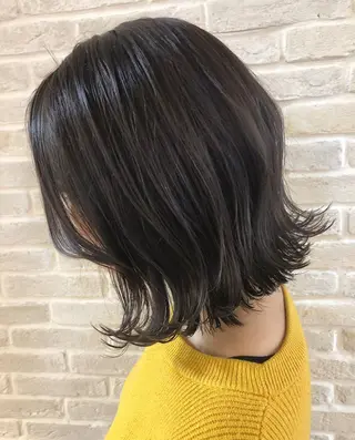 ミディアム カラー hair salon Ranun髪質改善のヘアスタイル