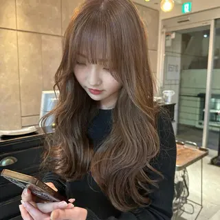 セミロング カラー ヘアアレンジ 🌹TikTok４万 ﾌｫﾛﾜｰ🌹AKIのヘアスタイル