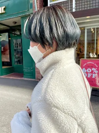 ショート カラー Masena所属・💎韓国風レイヤー /ボブ💎Namiのヘアスタイル