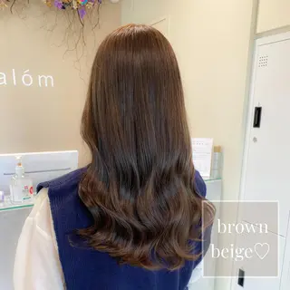 セミロング ブリーチなしWカラー 🎀韓国ヘア/amiのヘアスタイル