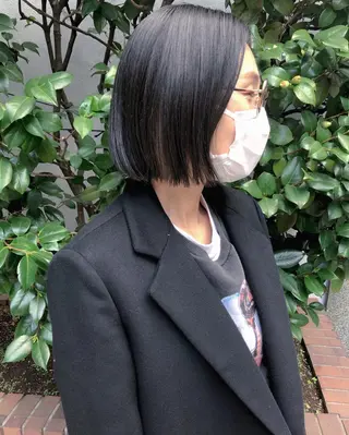 ショート カラー 長井 美佳のヘアスタイル
