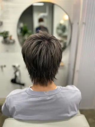 ショート カラー メンズ RGRANDE所属・⭐️アールグランデ 塩崎　正のヘアスタイル