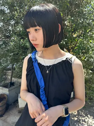 ショート ボブ/似合わせカット /ニュアンスカラーのヘアスタイル