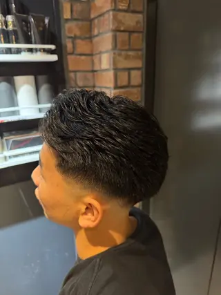 ミディアム メンズ 池内 勇輝のヘアスタイル