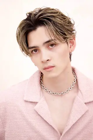 ミディアム カラー パーマ メンズ tatsuya /フェザーパーマのヘアスタイル