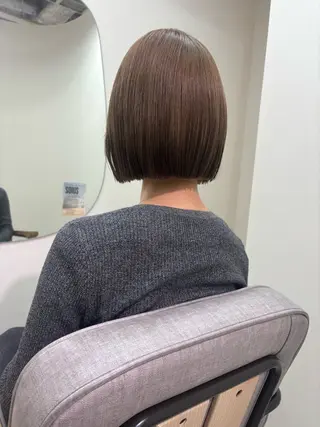 ショート カラー 広島/わかな/ヘア セット/オリーブのヘアスタイル