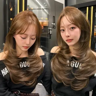 ロング 大人レイヤー/艶美髪 🇺🇸TOMONAのヘアスタイル