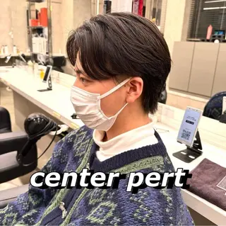 ミディアム パーマ ヘアアレンジ メンズ SALOWIN藤沢店所属・艶カラー の達人のヘアスタイル