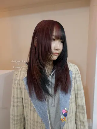 ロング Kii/fiika/ 天神今泉🍑neneのヘアスタイル