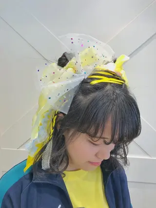 ミディアム ヘアアレンジ oggi +KENJE所属・大平 美沙のヘアスタイル