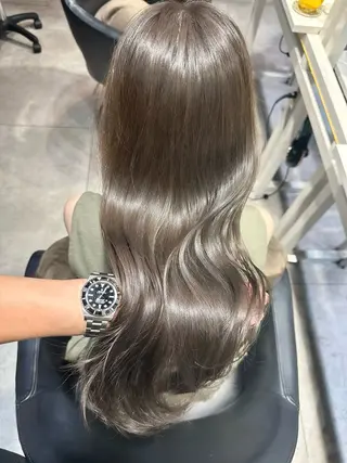 セミロング ✨透明感カラー 恵比寿HAYATO✨のヘアスタイル