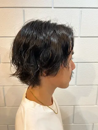 パーマ メンズ 相澤 拳のヘアスタイル
