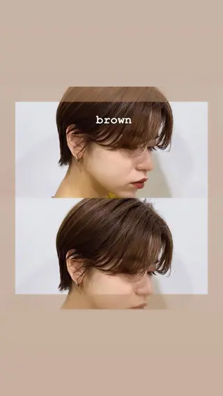 セミロング カラー ヘアアレンジ 🌻Insta指名 NO.1🌻Shoのヘアスタイル