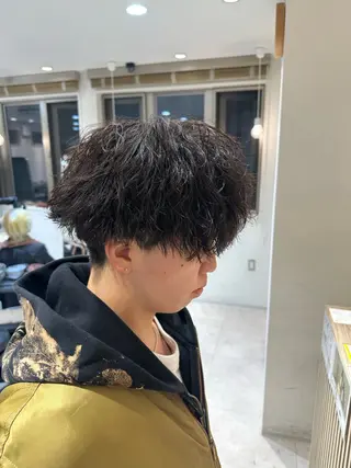 パーマ メンズ AI TOKYO  men's 横浜所属・【パーマの達人】 💎メンズ特化🔥徹のヘアスタイル