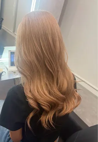 ロング カラー ハイトーン/京都駅 aoi✨のヘアスタイル