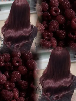 ロング 🥀暖色/エクステ/ ヘアメ/横浜/かなこのヘアスタイル