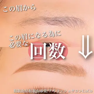 アイブロウ アイラッシュサロン CoCoのマツエク・マツパデザイン