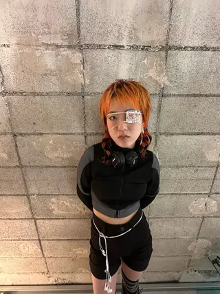 ショート カラー haco+所属・🌈派手髪エクステ ブレイズ🌈ひろとのヘアスタイル