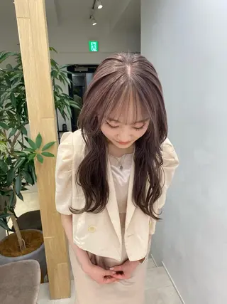 ロング カラー 艶カラー 🤍🫧/makoのヘアスタイル