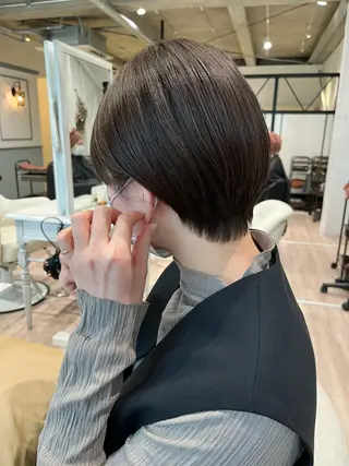 ショート ショート/ボブ 似合わせ/中原のヘアスタイル