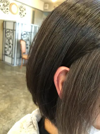 ショート カラー パーマ ヘアアレンジ メンズ 表参道Lise おおいしおりのヘアスタイル