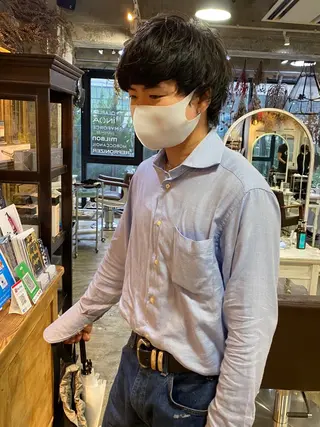 ショート メンズ Piaコータロー ハイトーン&‪ボブのヘアスタイル