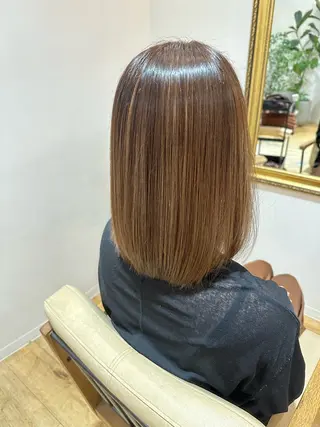 ミディアム カラー ハラ トシハル /美髪/髪質改善のヘアスタイル