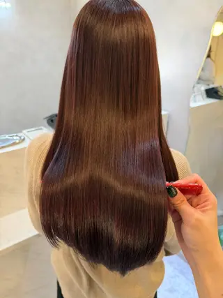 セミロング 🎀髪質改善/艶髪/ 艶カラー🎀浅田涼風のヘアスタイル