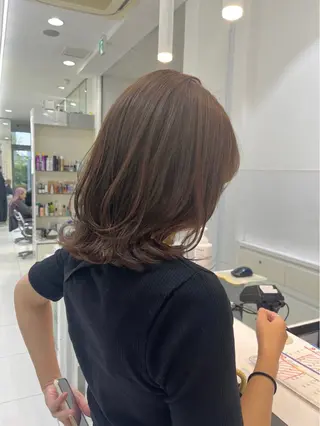 ミディアム 🍎ハイトーンカラー /MANA🍎のヘアスタイル