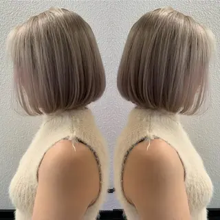 カラー ✨艶ブリーチカラー ✨四ノ宮裕己のヘアスタイル