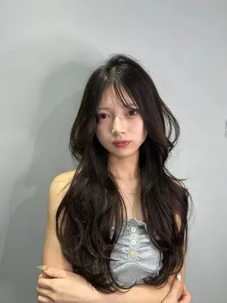 ロング etora 渋谷所属・ワンホンヘア🇨🇳 髪質改善/itaruのヘアスタイル