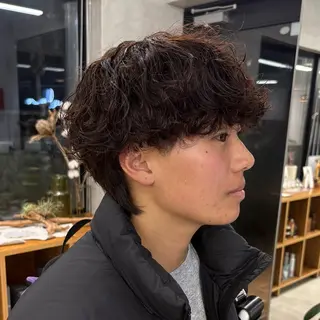 パーマ メンズ 【メンズ特化】 イマダナツミのヘアスタイル