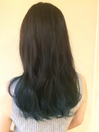 カラー 龍 門のヘアスタイル