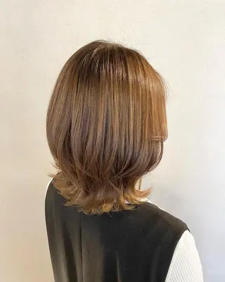 カラー ミディアム 高尾 勝利のヘアスタイル