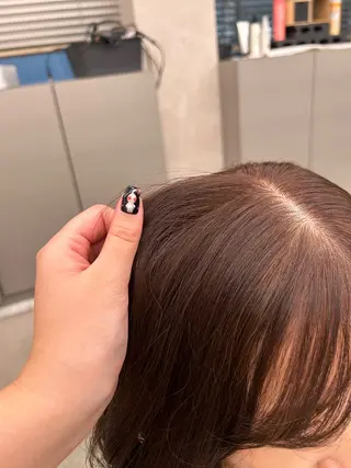 カラー 透明感ベージュ🤎 ナチュラルレイヤーのヘアスタイル