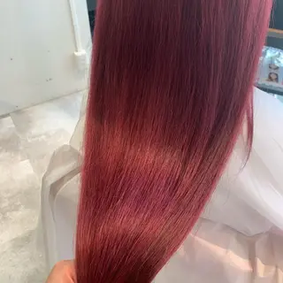 ロング カラー ヘアアレンジ Bei Licoldo.所属・マツオカ マコのヘアスタイル