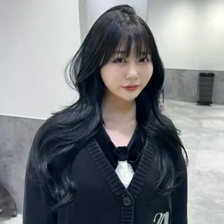 ロング カラー GO TODAY 原宿Verno店所属・韓国系支持率No.1 レイヤー特化/きょうのヘアスタイル