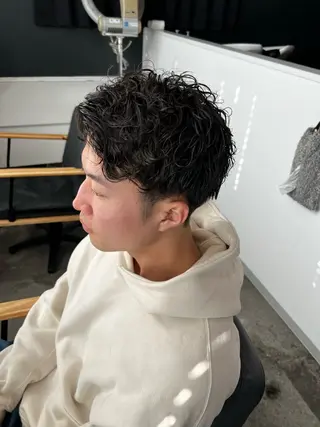 ショート パーマ しんた ようのヘアスタイル